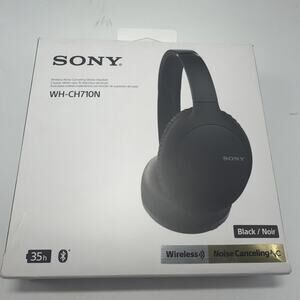 Sony WH-CH710N Wireless Noise Cancelling Bluetooth Headphones Black